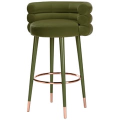 Marshmallow Bar Stool, Royal Stranger