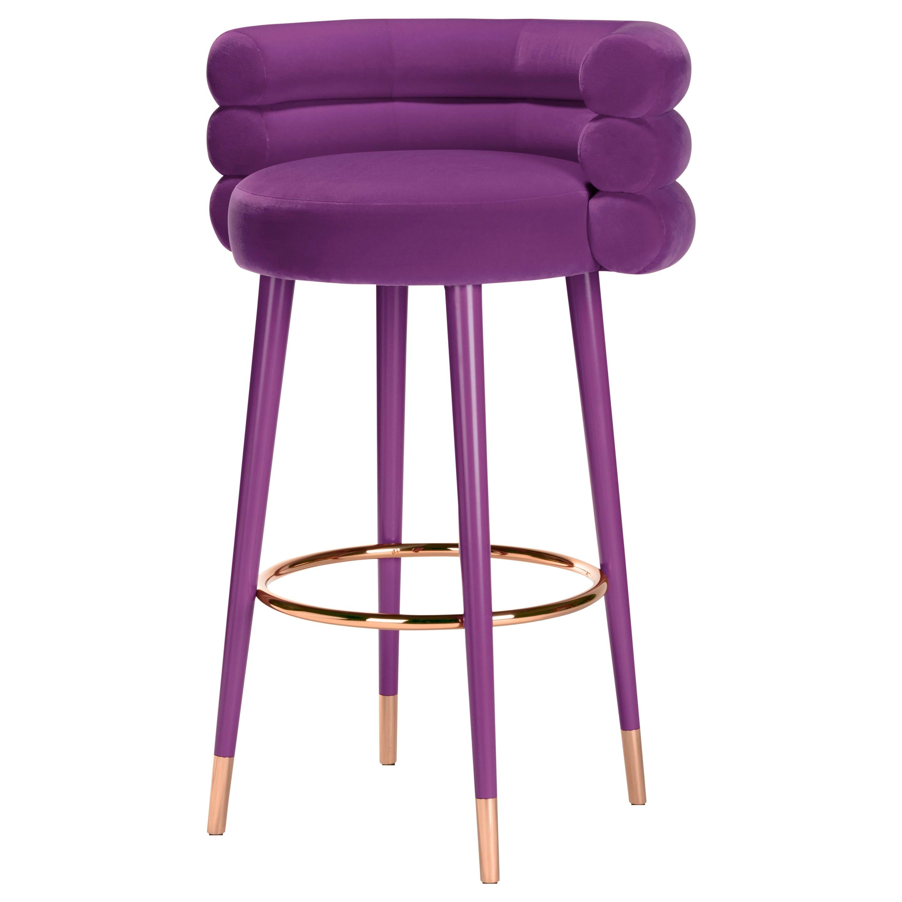 Marshmallow Bar Stool, Royal Stranger