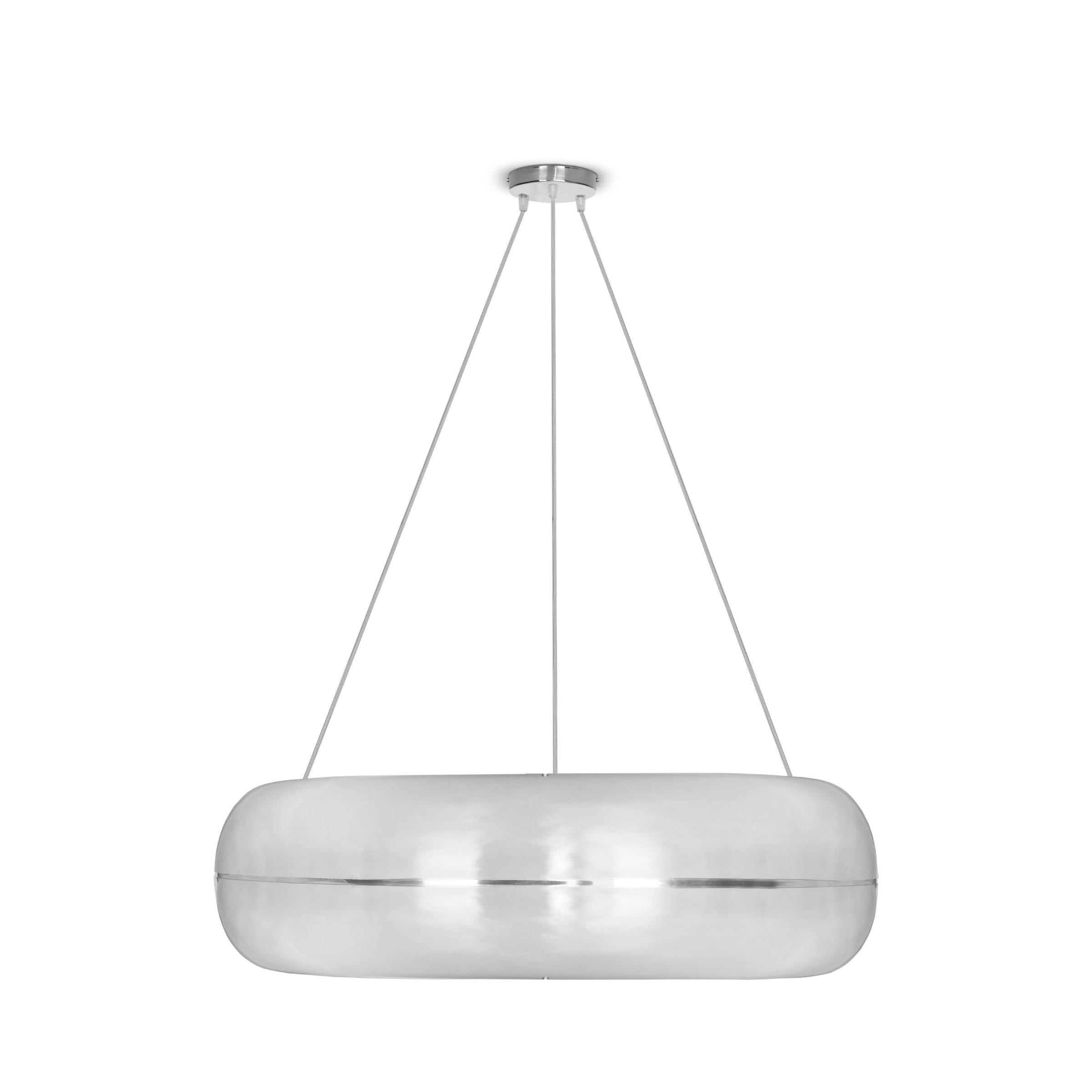 Hand-Crafted Marshmallow Ceiling Lamp For Sale