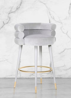 Marshmallow Counter Stool, Royal Stranger