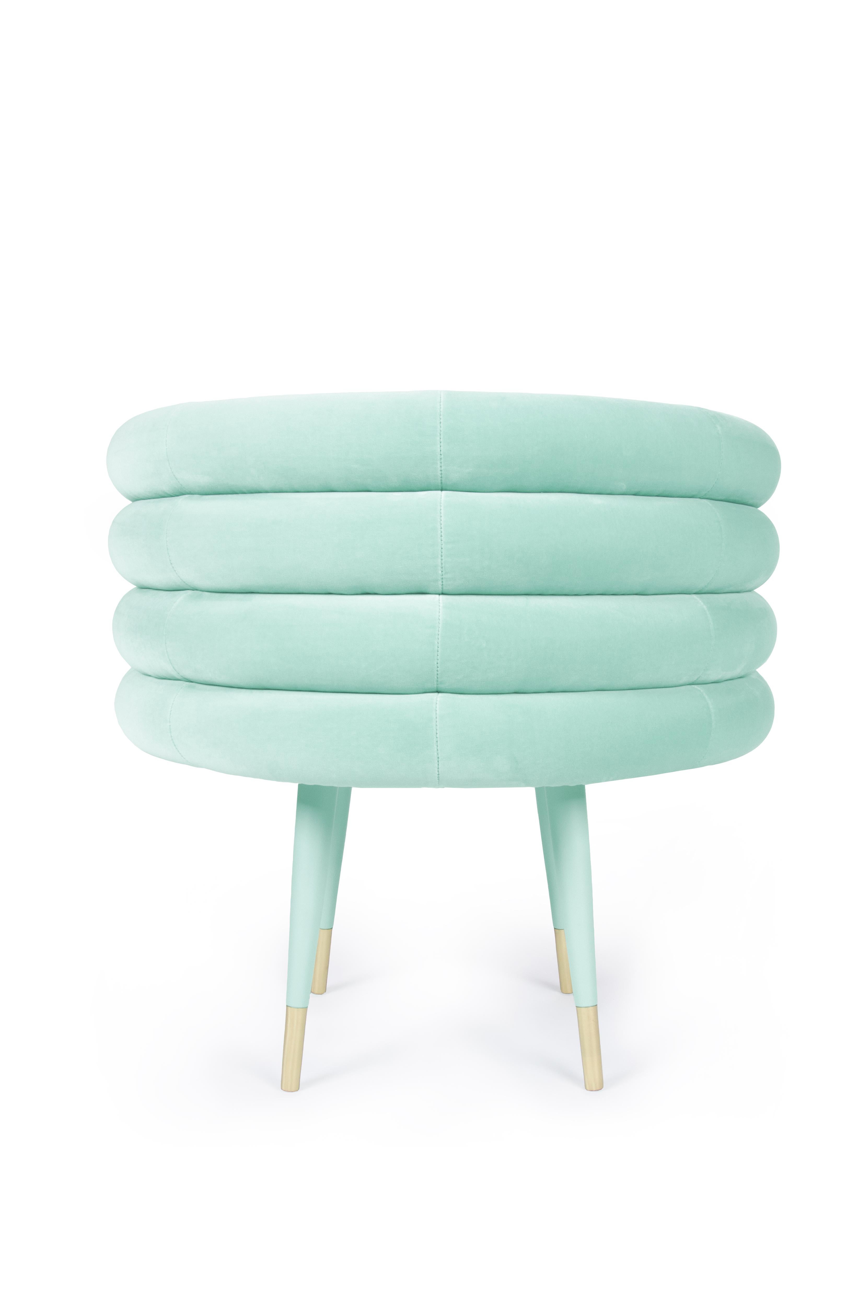 mint green chairs
