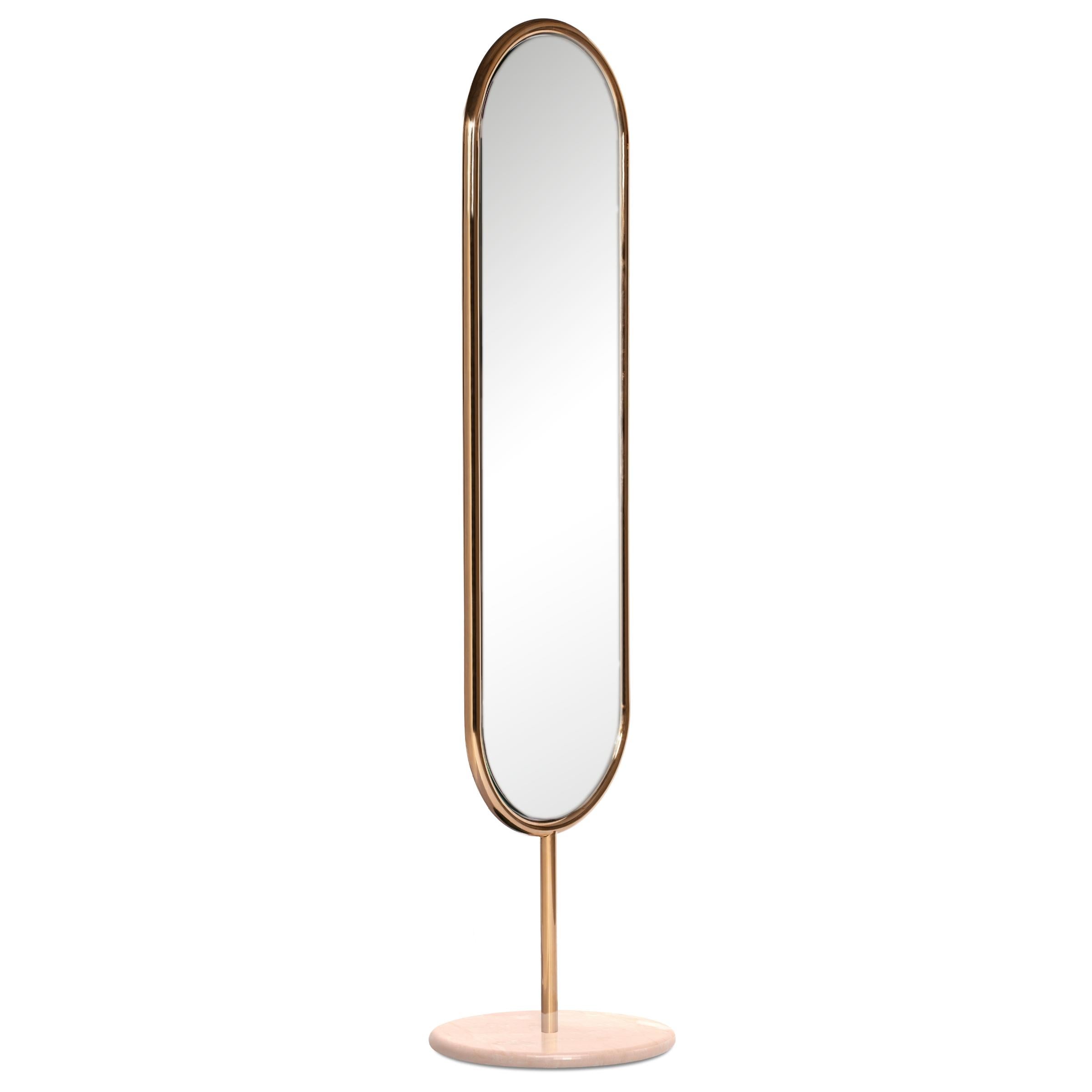 Moderno Specchio da terra Marshmallow in vendita