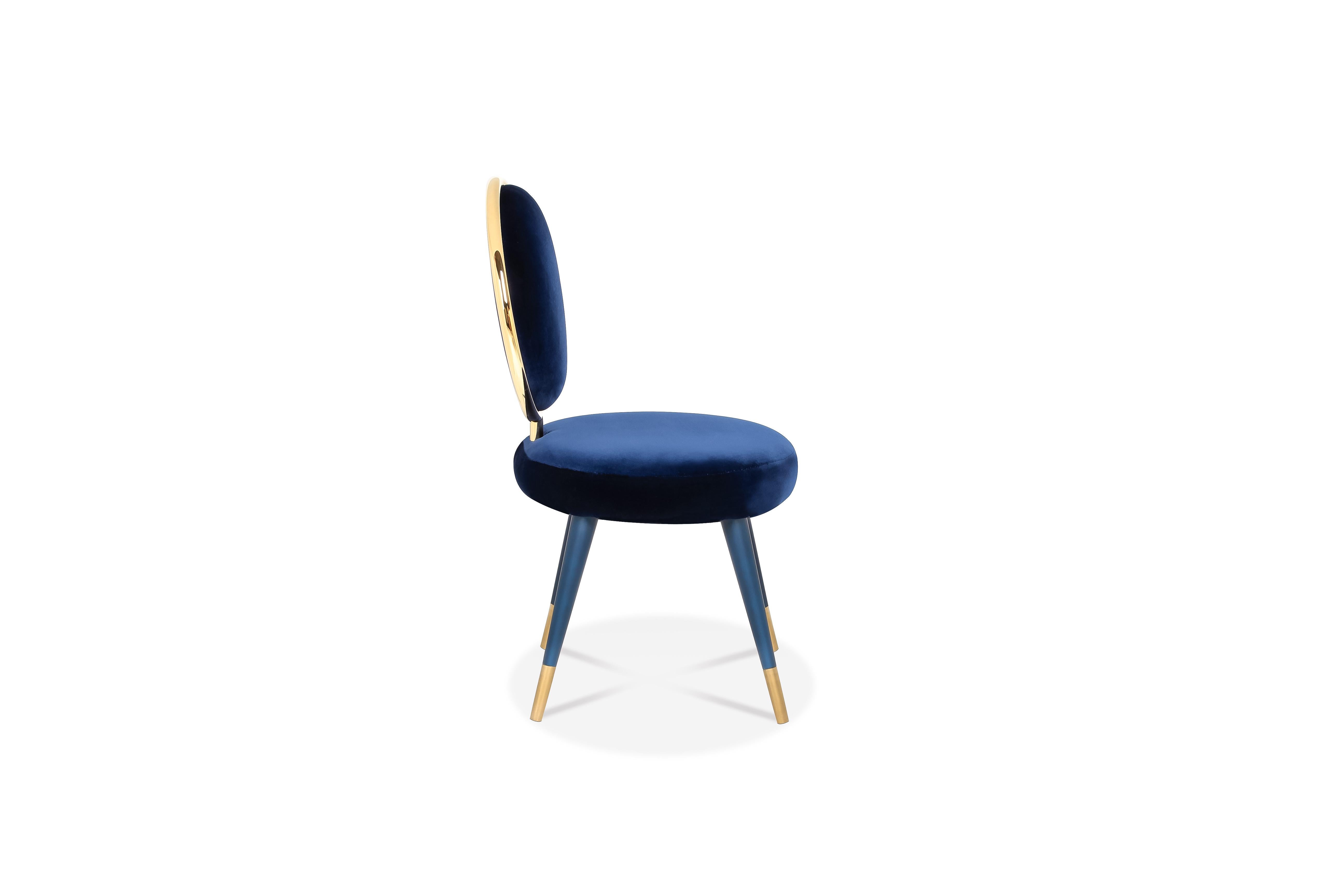 Contemporary Graceful Dining Chair, Royal Stranger