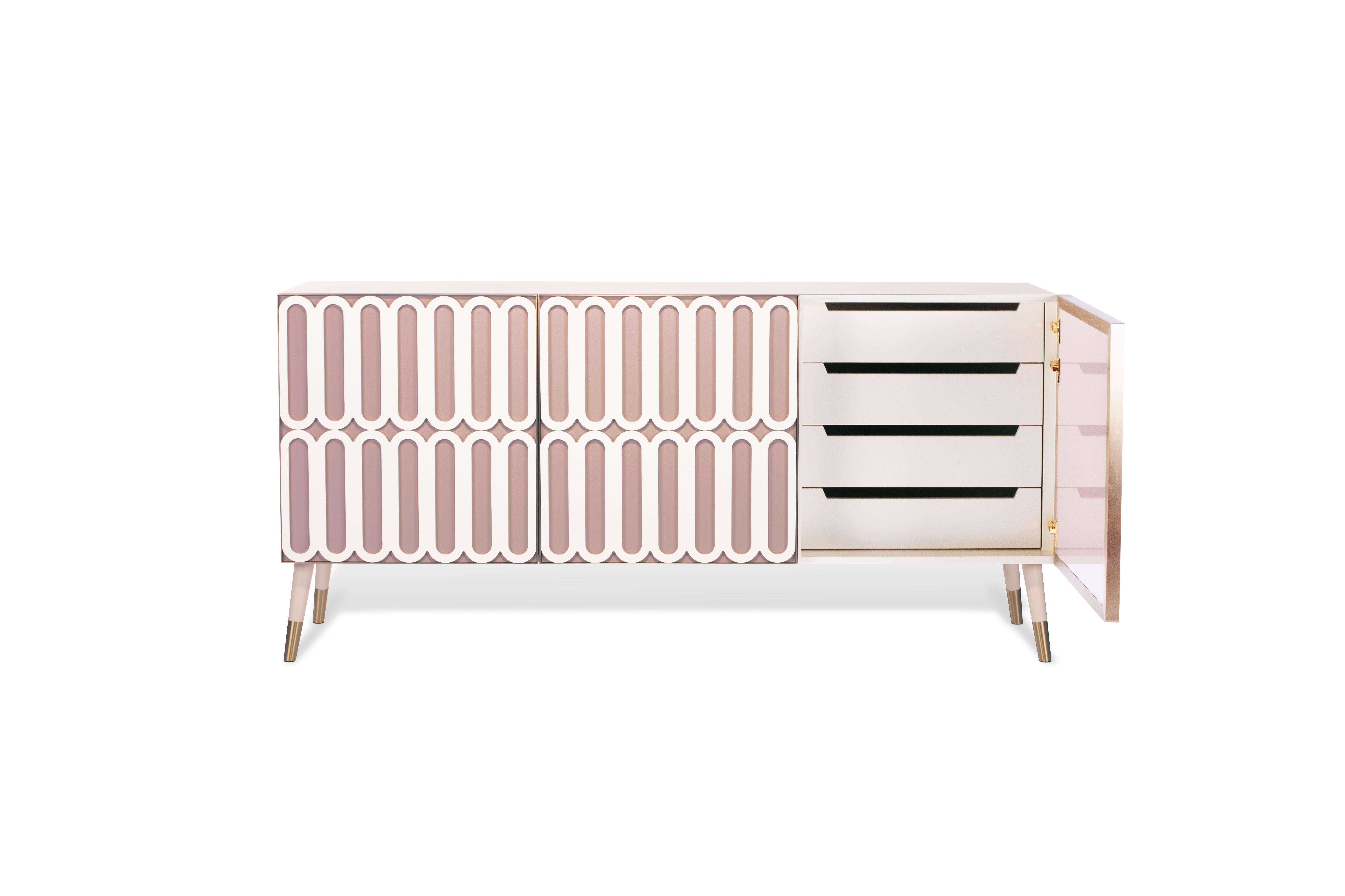 Contemporary Marshmallow Sideboard by Royal Stranger