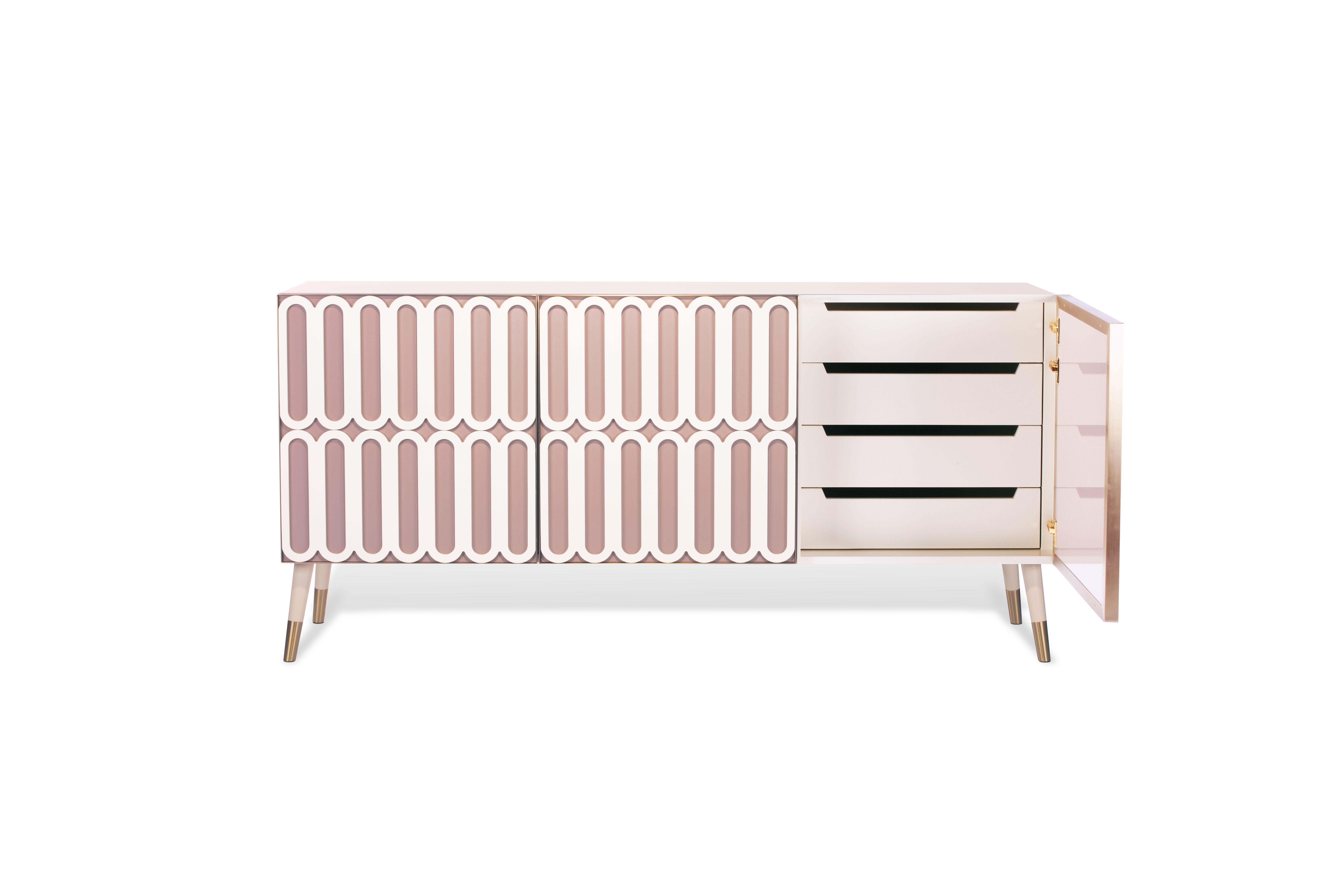 Contemporary Marshmallow Sideboard by Royal Stranger For Sale