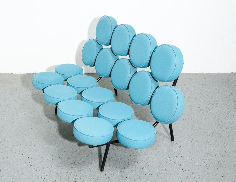 Marshmallow Sofa by George Nelson for Herman Miller In Good Condition For Sale In Brooklyn, NY