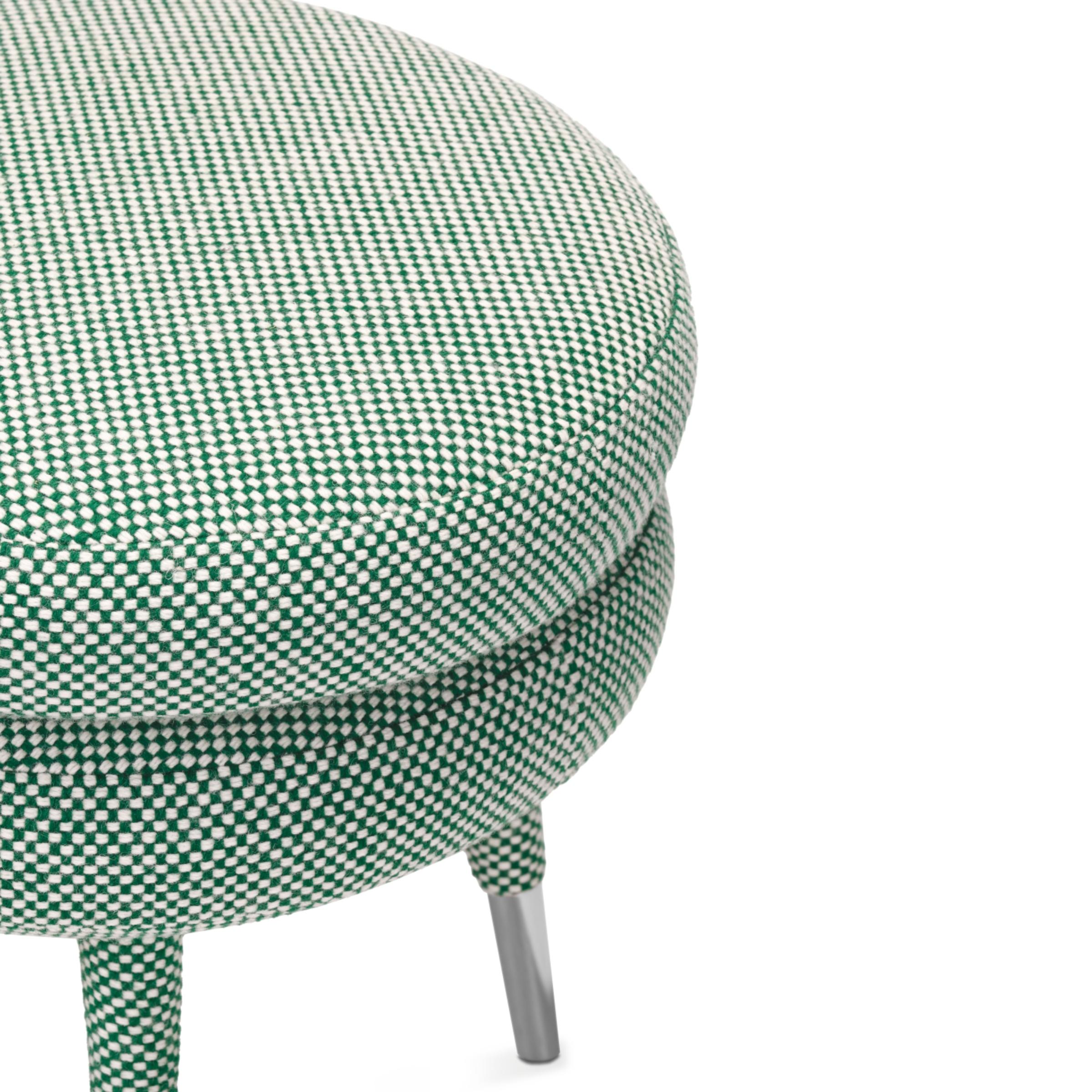 Hand-Crafted Marshmallow Stool For Sale