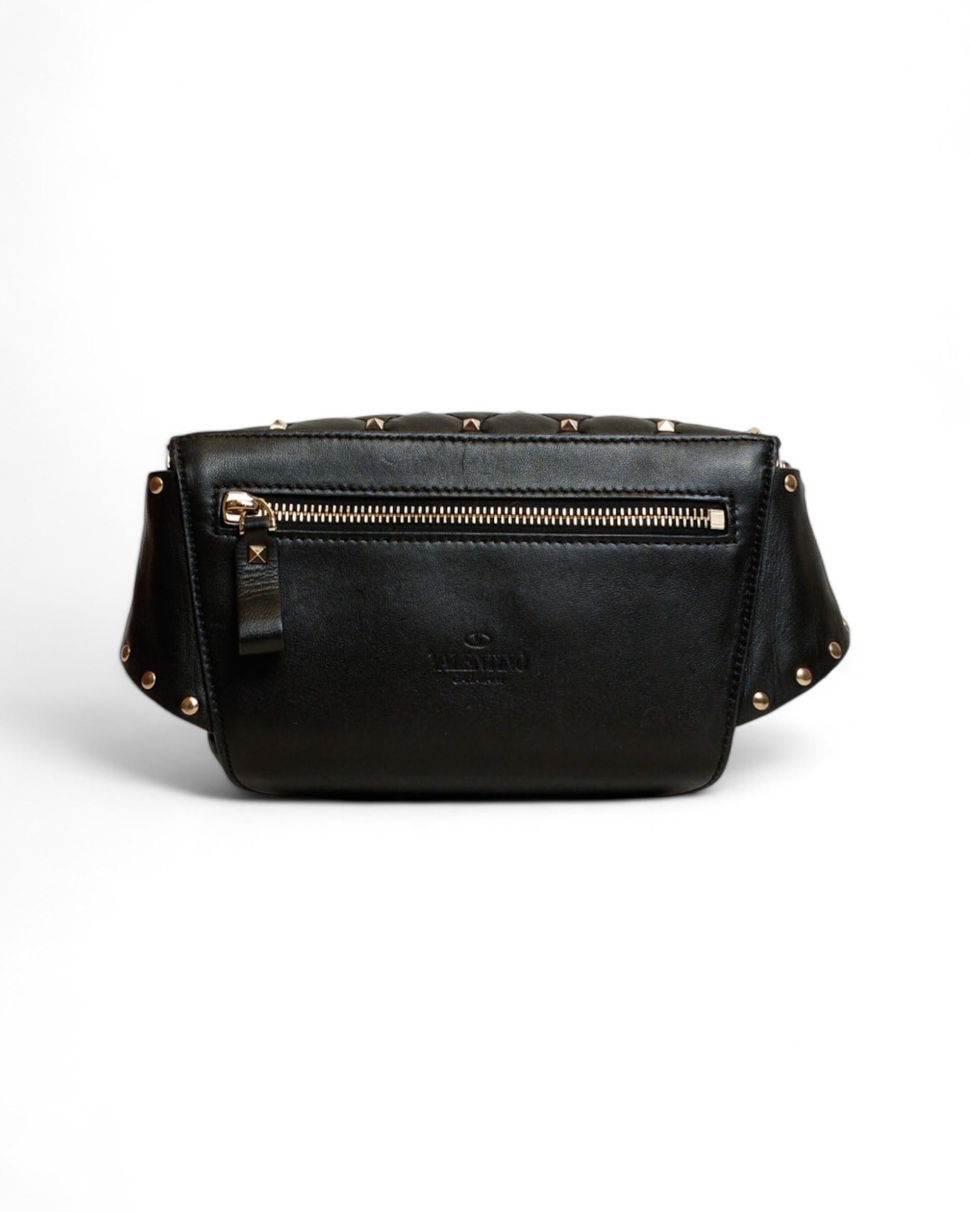Women's or Men's Marsupio Valentino Spike Nero For Sale