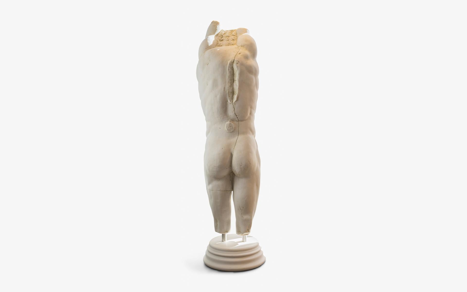 Cast Marsyas Compressed Marble Powder Statue  For Sale
