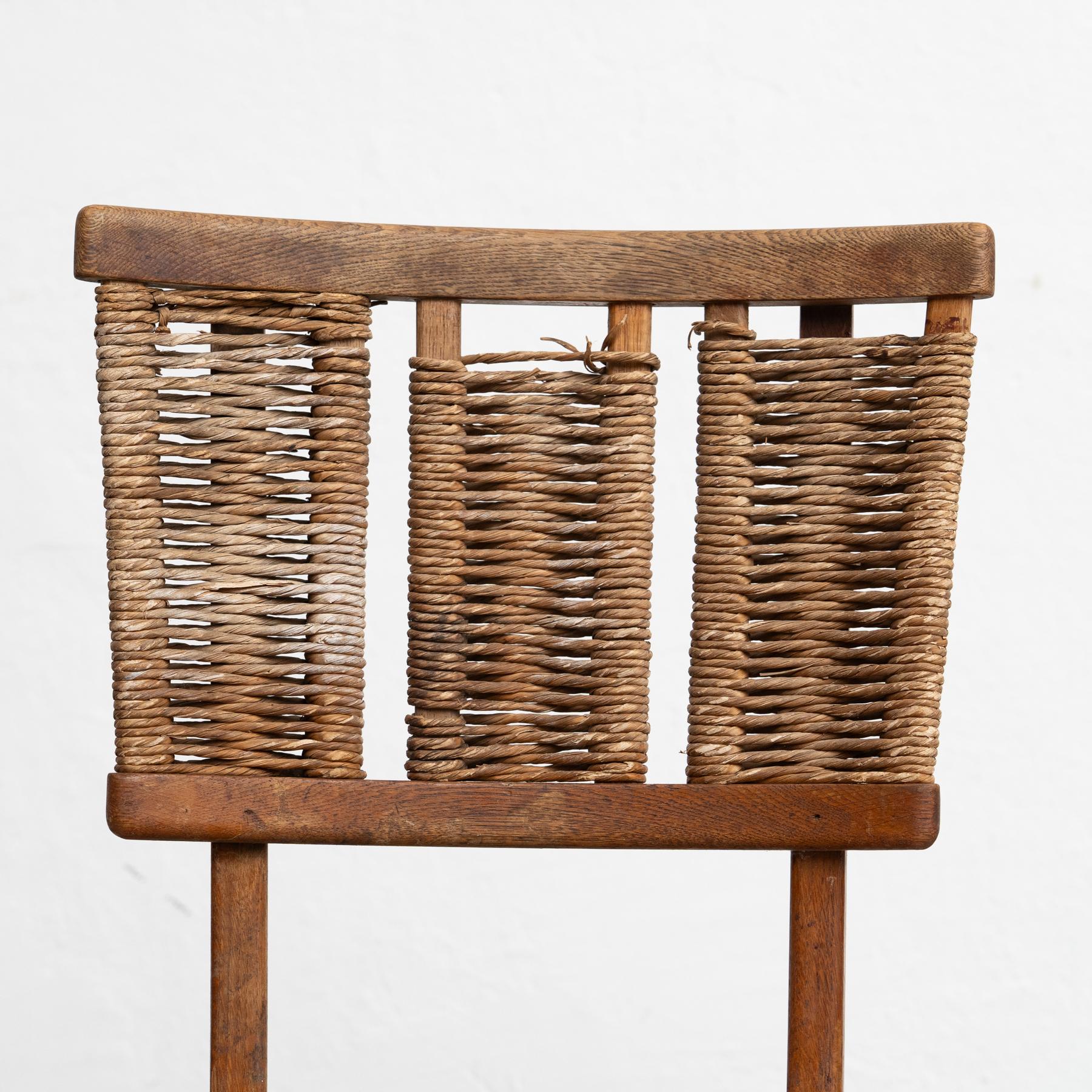 Mart Stam A2-1 Wood & Rattan Chair, 1947 - Original Vintage Condition 4