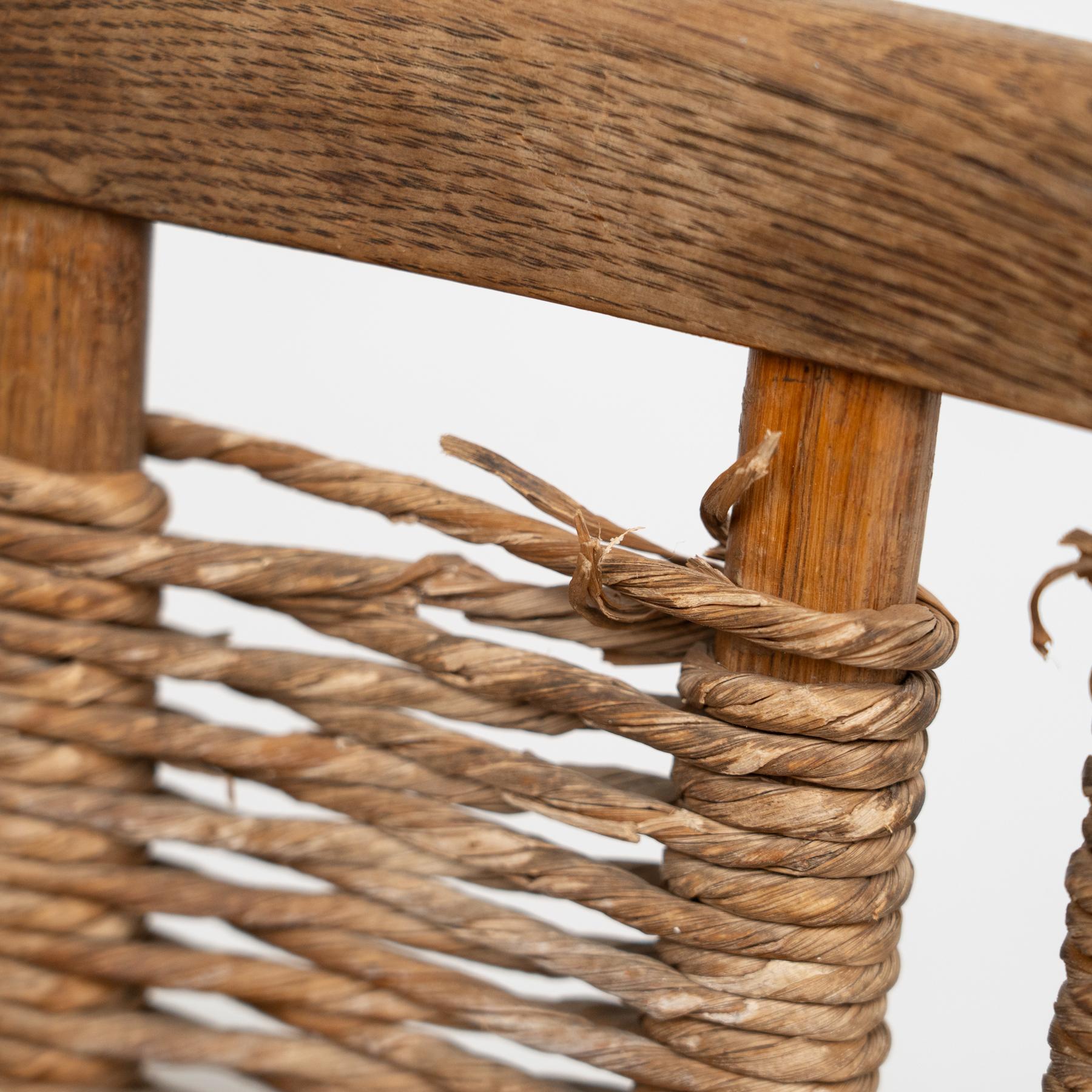 Mart Stam A2-1 Wood & Rattan Chair, 1947 - Original Vintage Condition 9