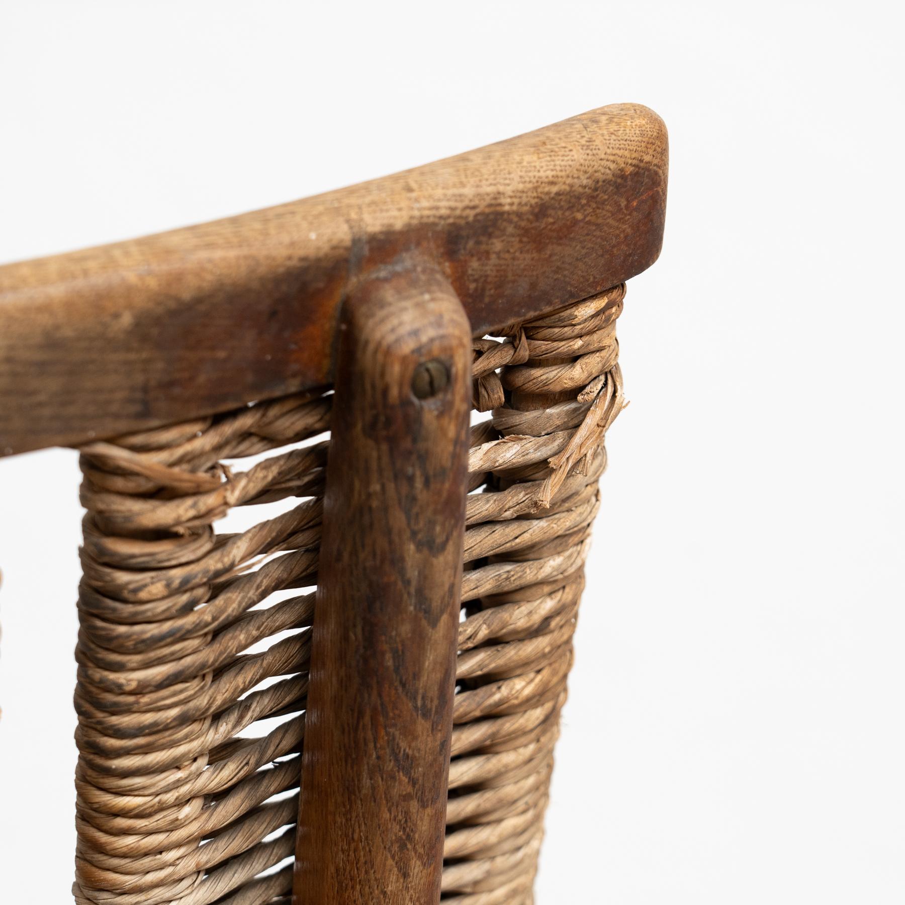 Mart Stam A2-1 Wood & Rattan Chair, 1947 - Original Vintage Condition 10