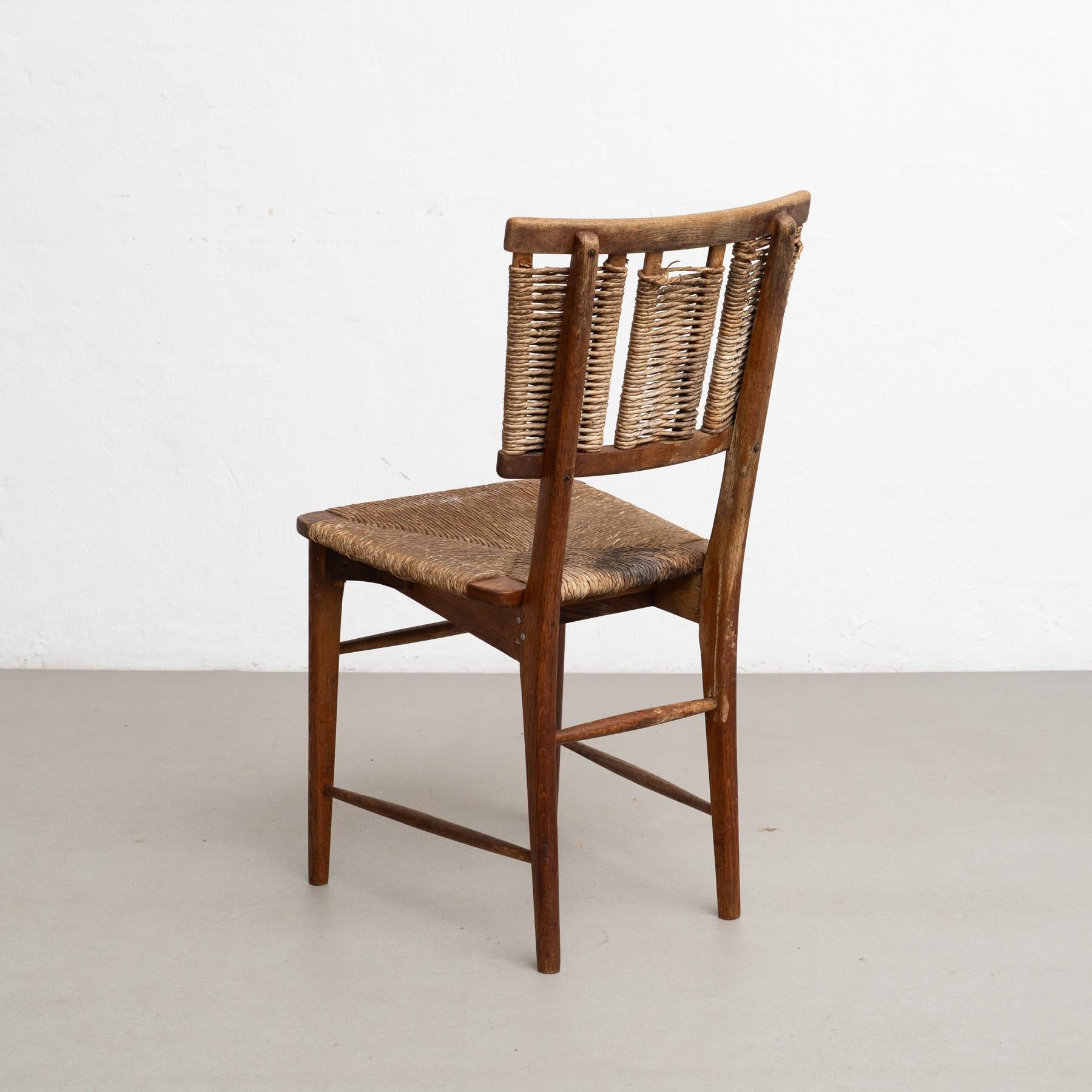 Mart Stam A2-1 Wood & Rattan Chair, 1947 - Original Vintage Condition 1