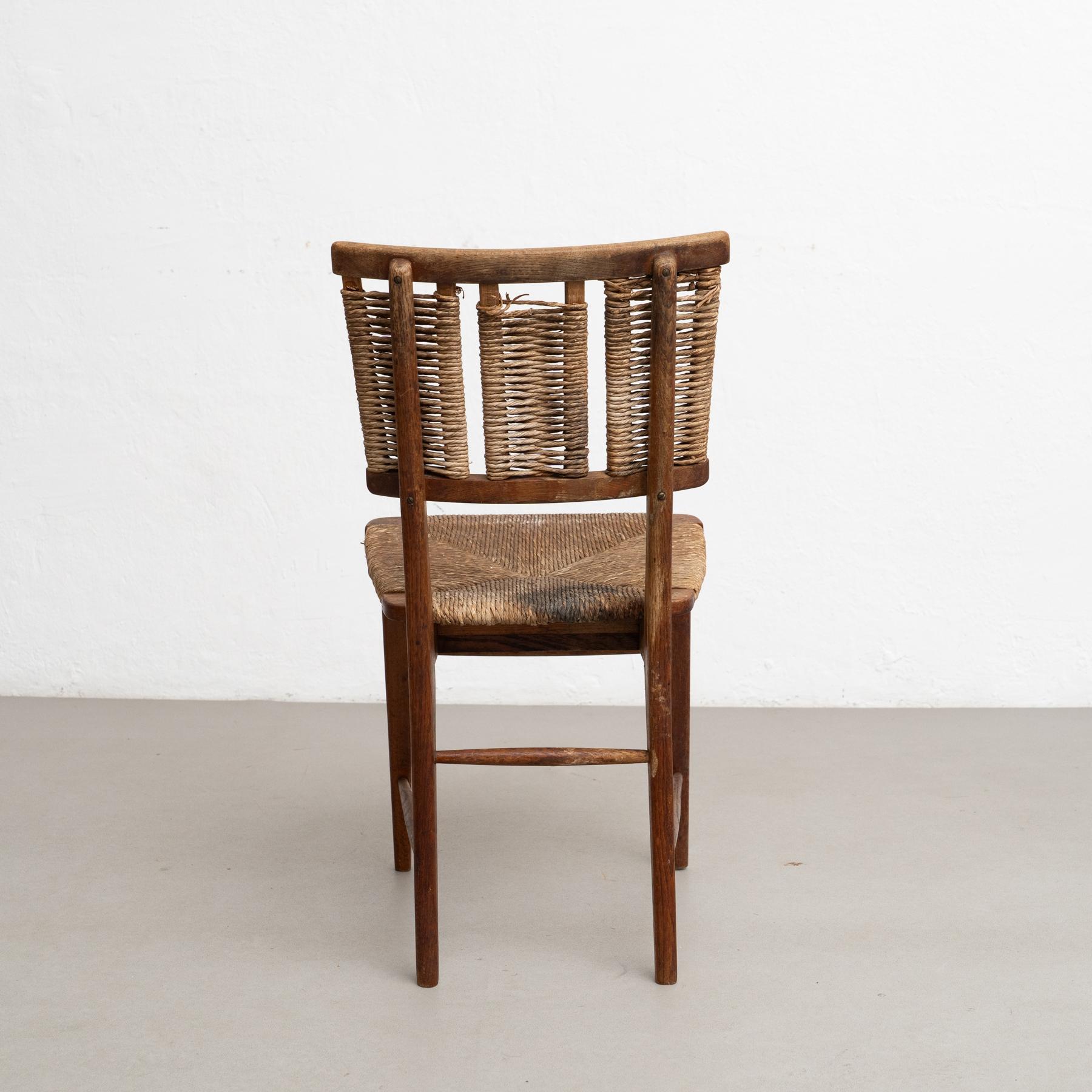 Mart Stam A2-1 Wood & Rattan Chair, 1947 - Original Vintage Condition 2