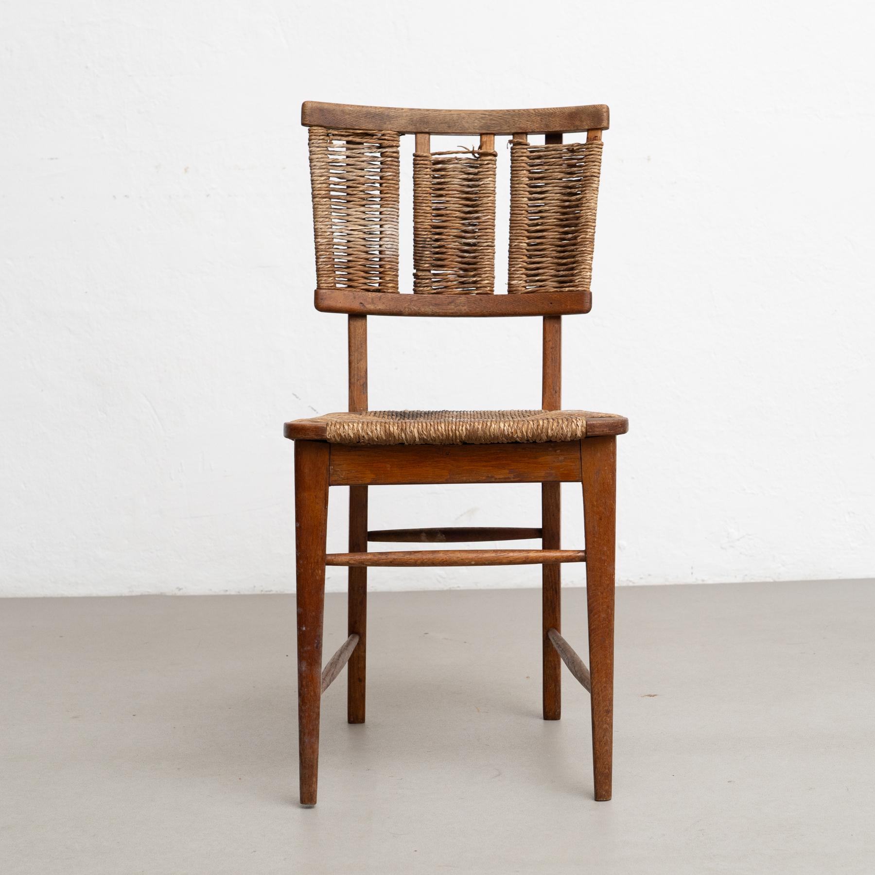 Mart Stam A2-1 Wood & Rattan Chair, 1947 - Original Vintage Condition 3