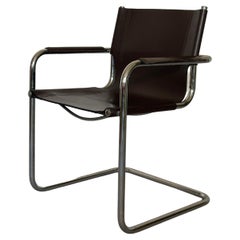 Mart Stam Chair with Full Leather Back 1970s