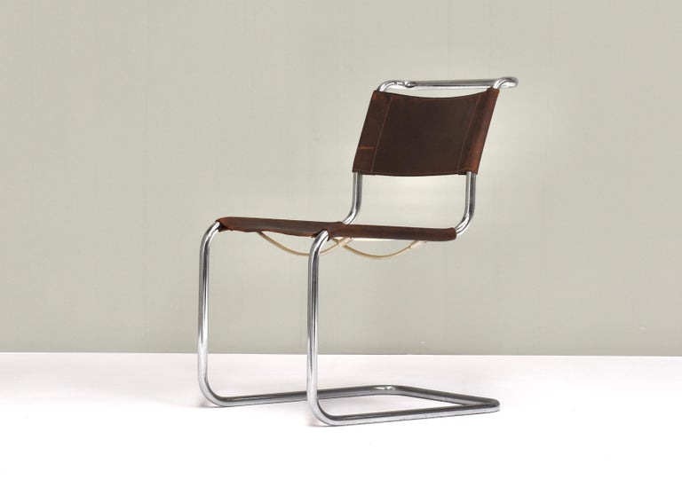 Early 20th Century Mart Stam & Marcel Breuer Bauhaus S33 Chair for Thonet, Germany, 1926 For Sale