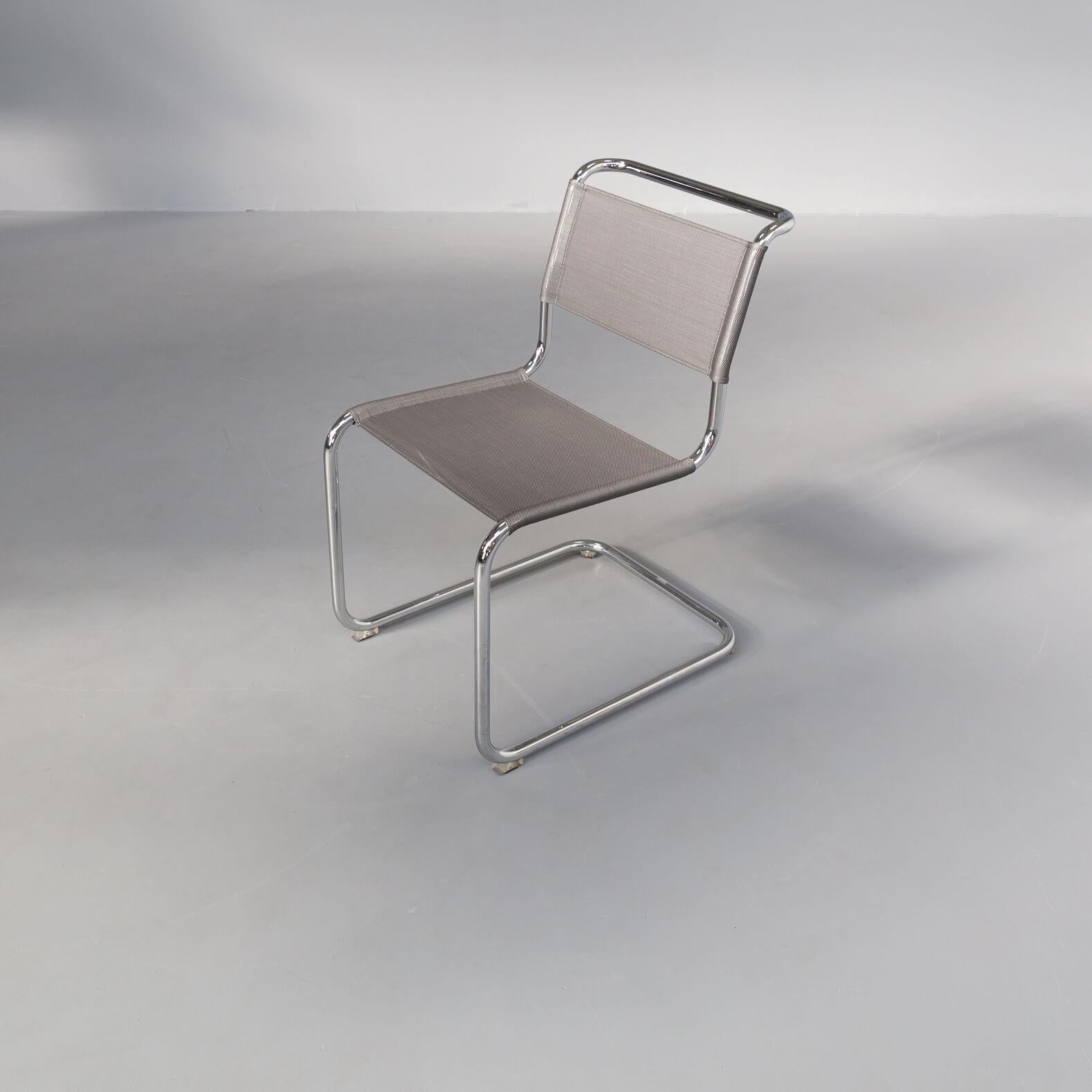 Mart Stam & Marcel Breuer S34 Cantilever Chair for Thonet Set/4 For Sale 1