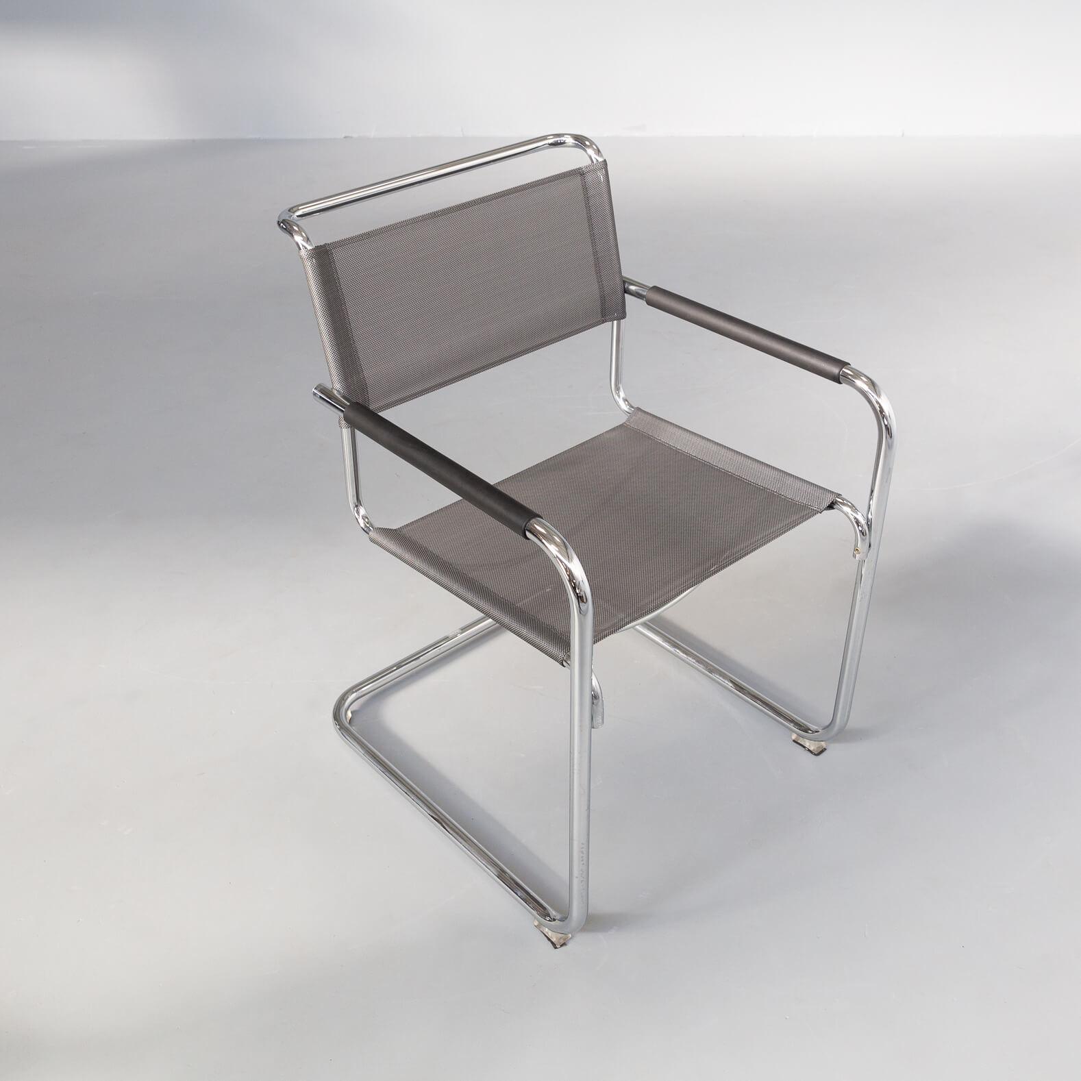 Mart Stam & Marcel Breuer S34 Cantilever Chair for Thonet Set/4 For Sale 3