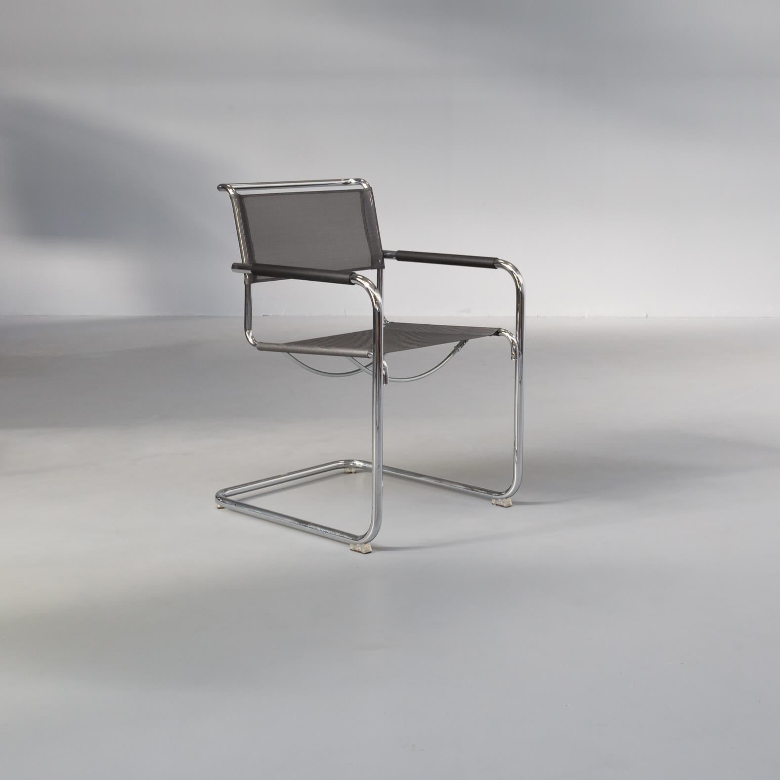 German Mart Stam & Marcel Breuer S34 Cantilever Chair for Thonet Set/4 For Sale
