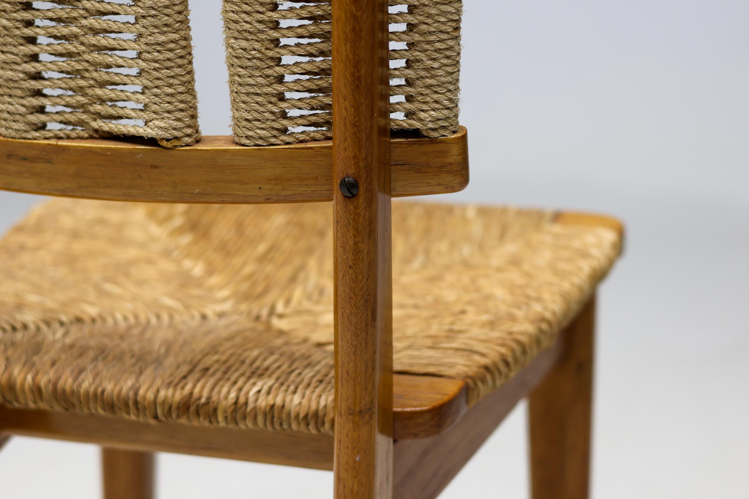 Mart Stam Oak Side Chair For Sale 3