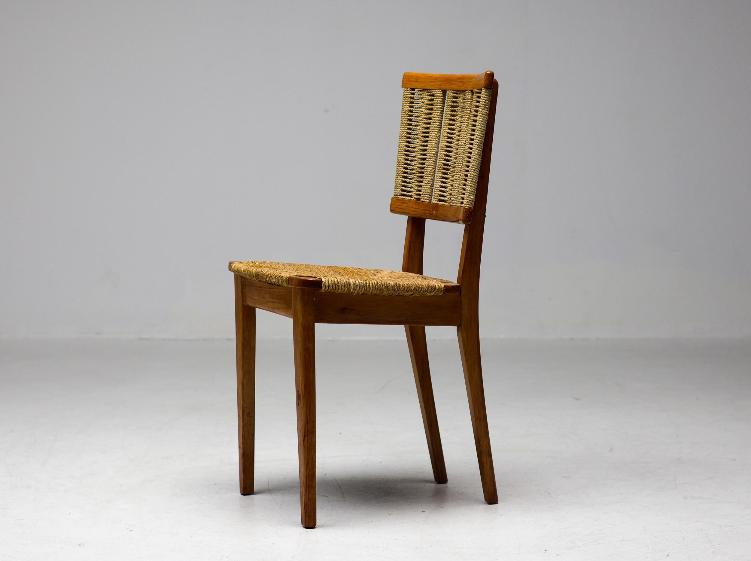 Mart Stam Oak Side Chair For Sale 5