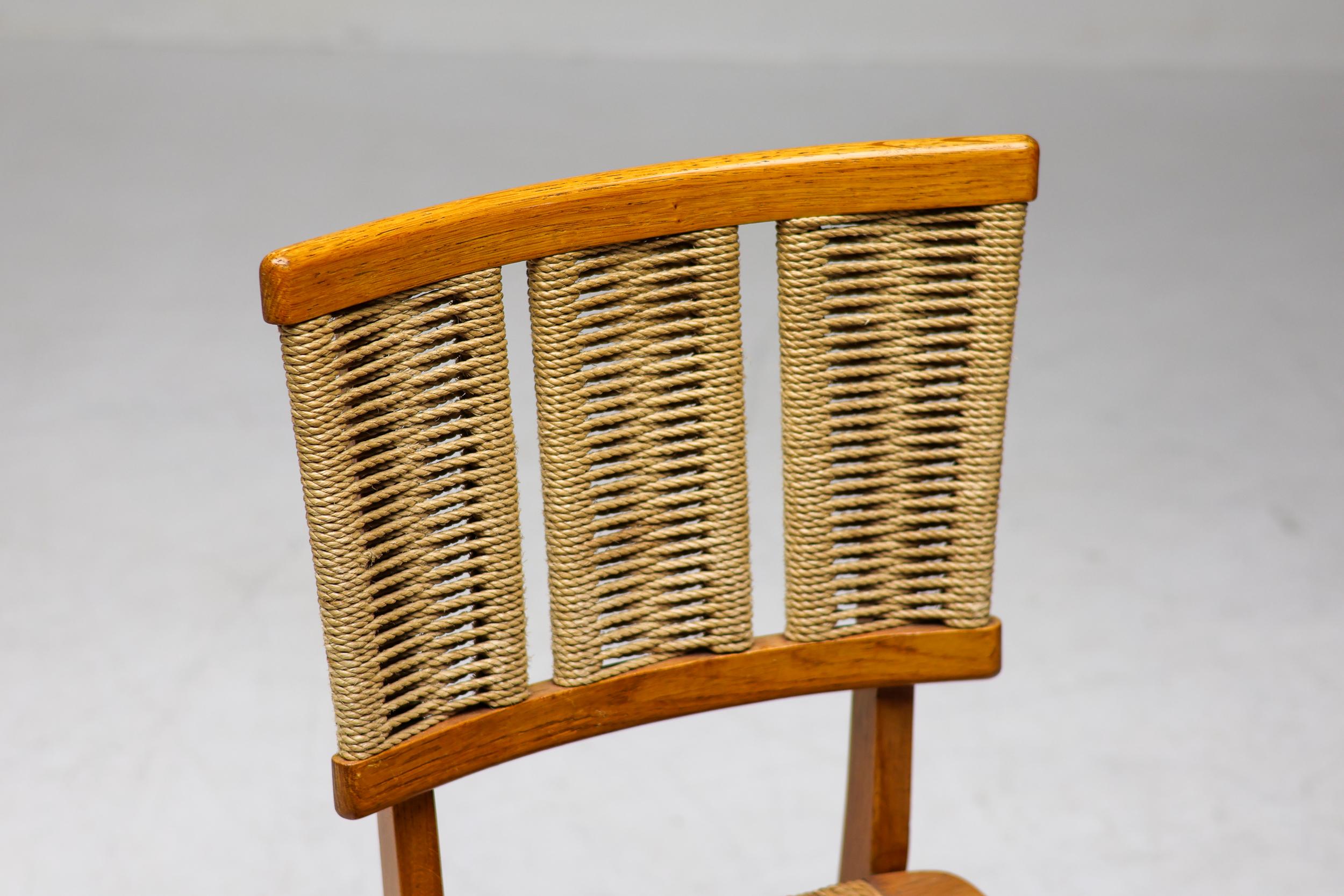 Mid-20th Century Mart Stam Oak Side Chair For Sale