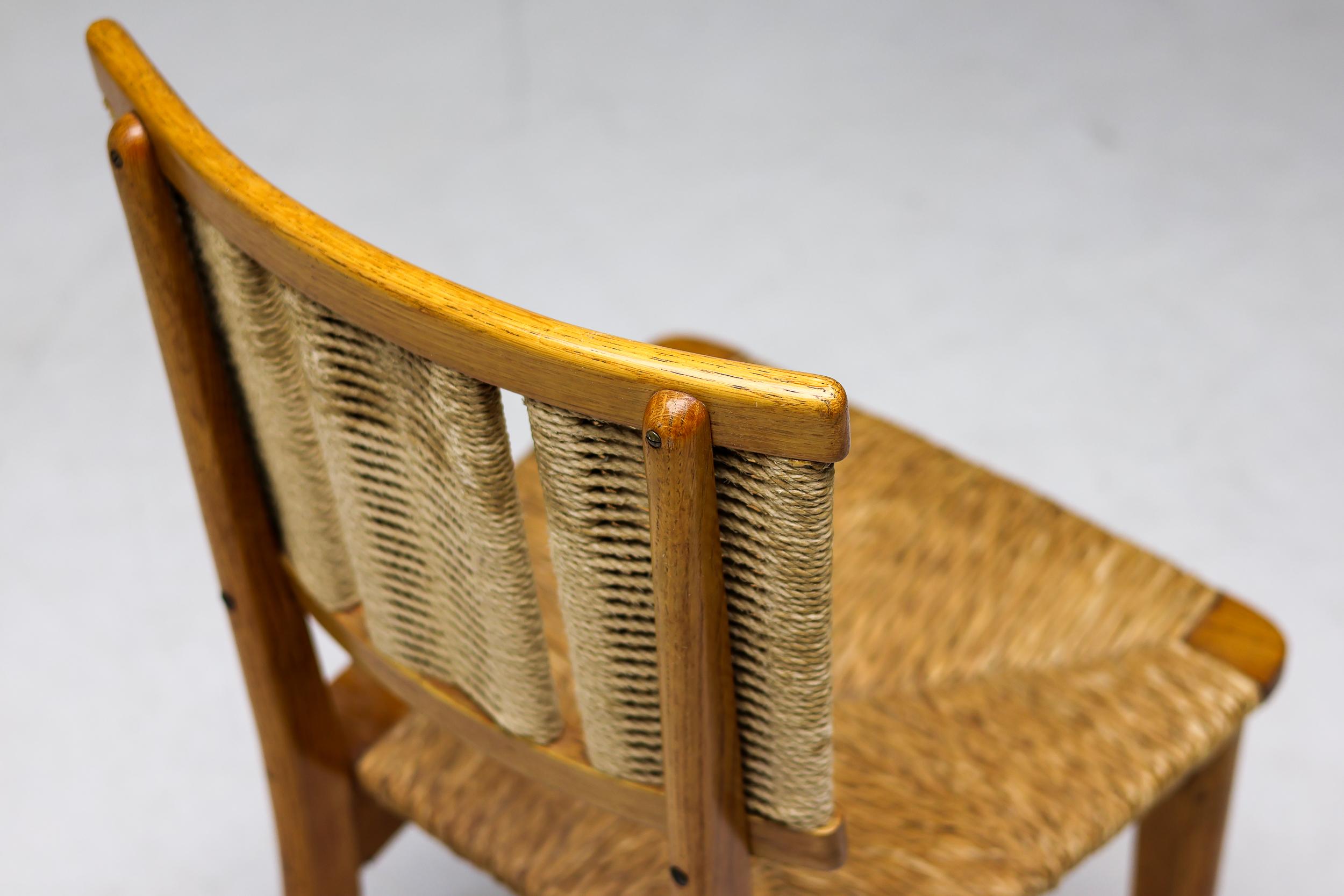 Mart Stam Oak Side Chair For Sale 1