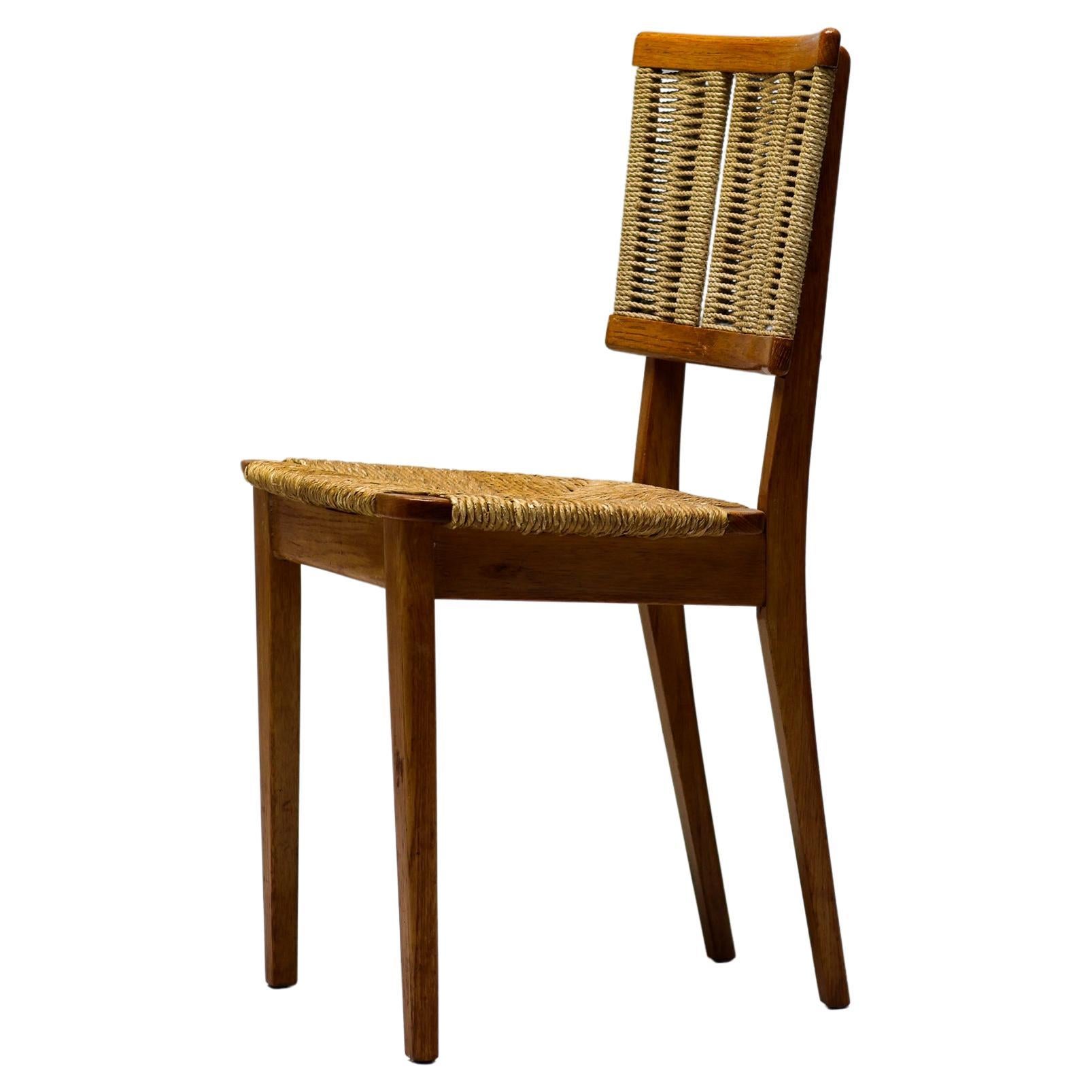Mart Stam Oak Side Chair For Sale