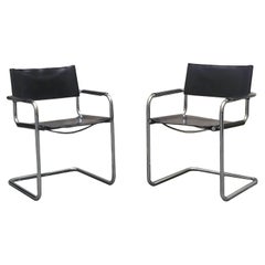 Mart Stam Set of Two  S34  Chairs, Italy 1970s