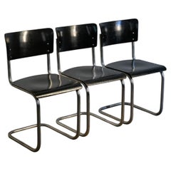 Mart Stam side chairs Model S43 for Gebruder Thonet, Austria, 1932