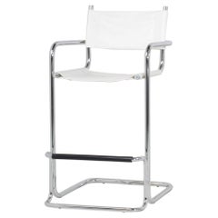 Mart Stam Style Tubular Cantilever Stool, 1970s
