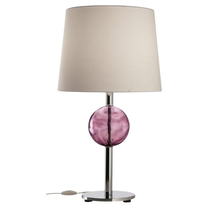 Marta - 5576 Table, Violet Venetian Crystal For Sale