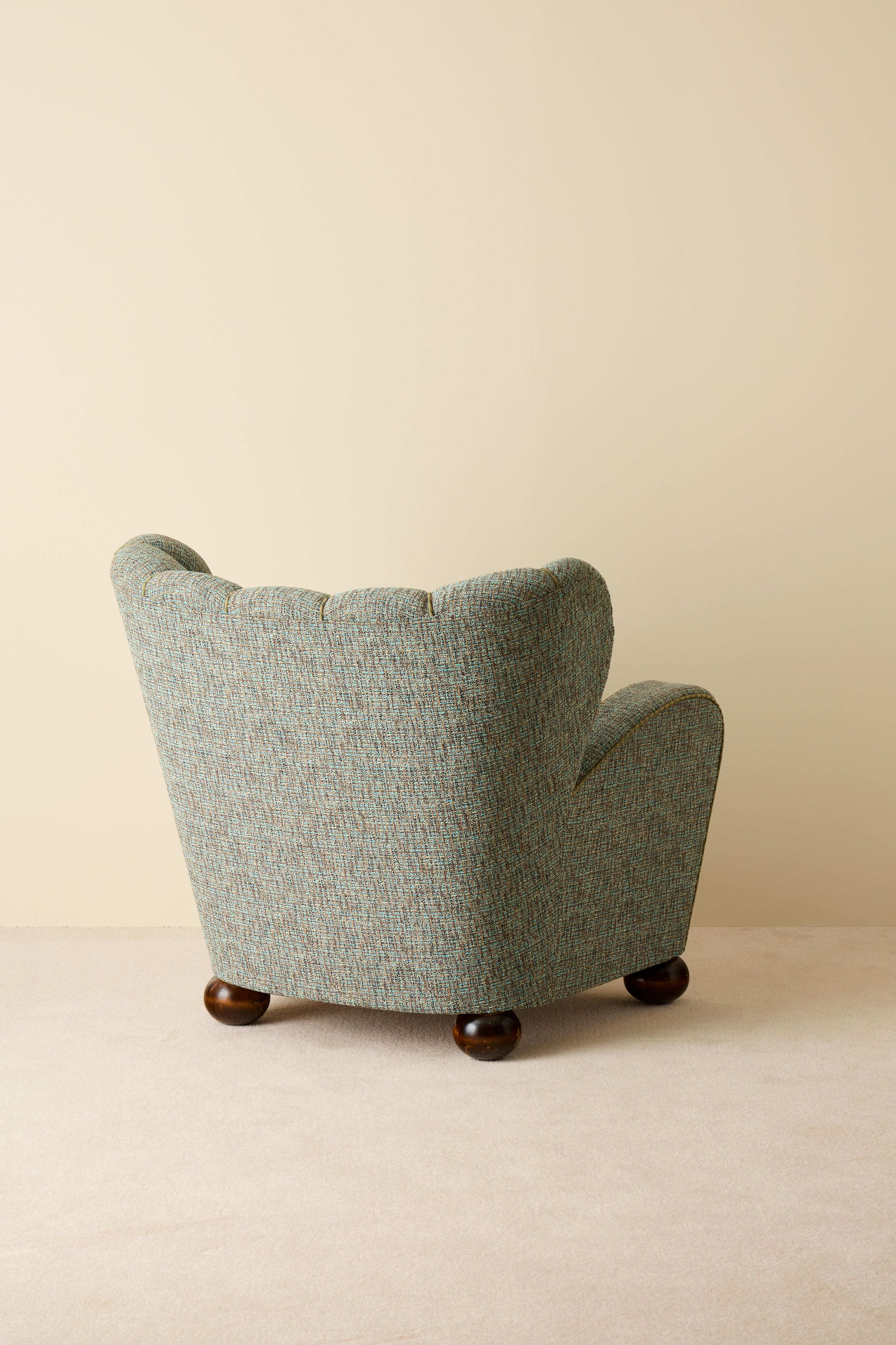 Scandinavian Modern Märta Blomstedt Easy Chair Model Aulanko by Häämenlinna, Finland For Sale