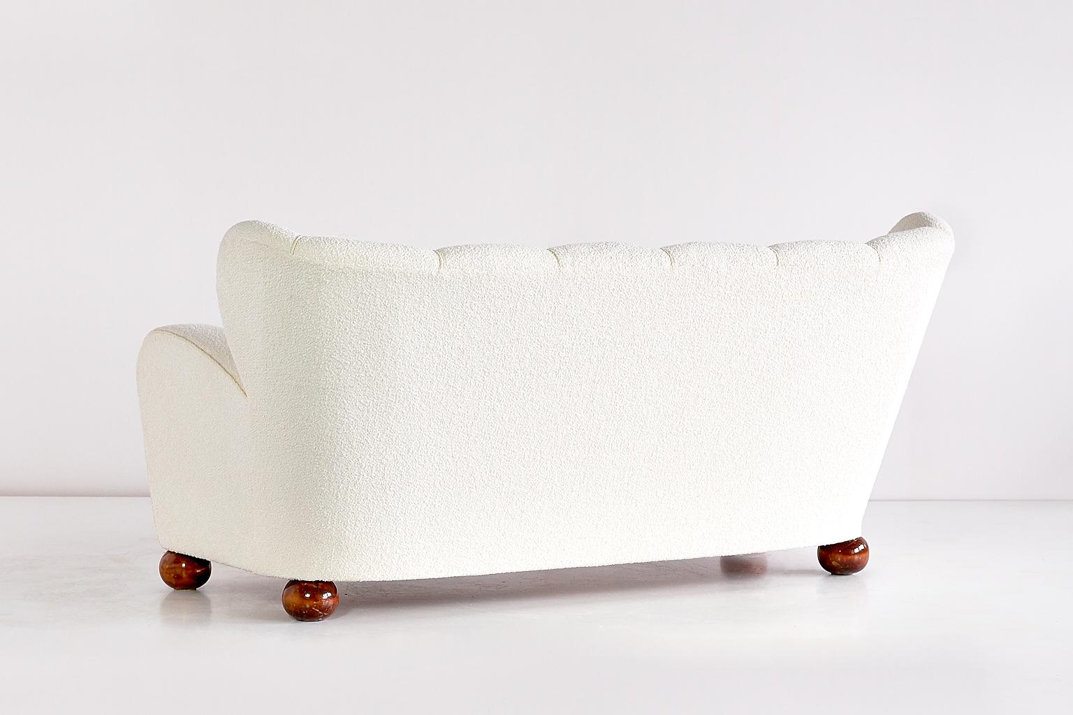 Stained Märta Blomstedt Sofa, Finland, 1940s For Sale