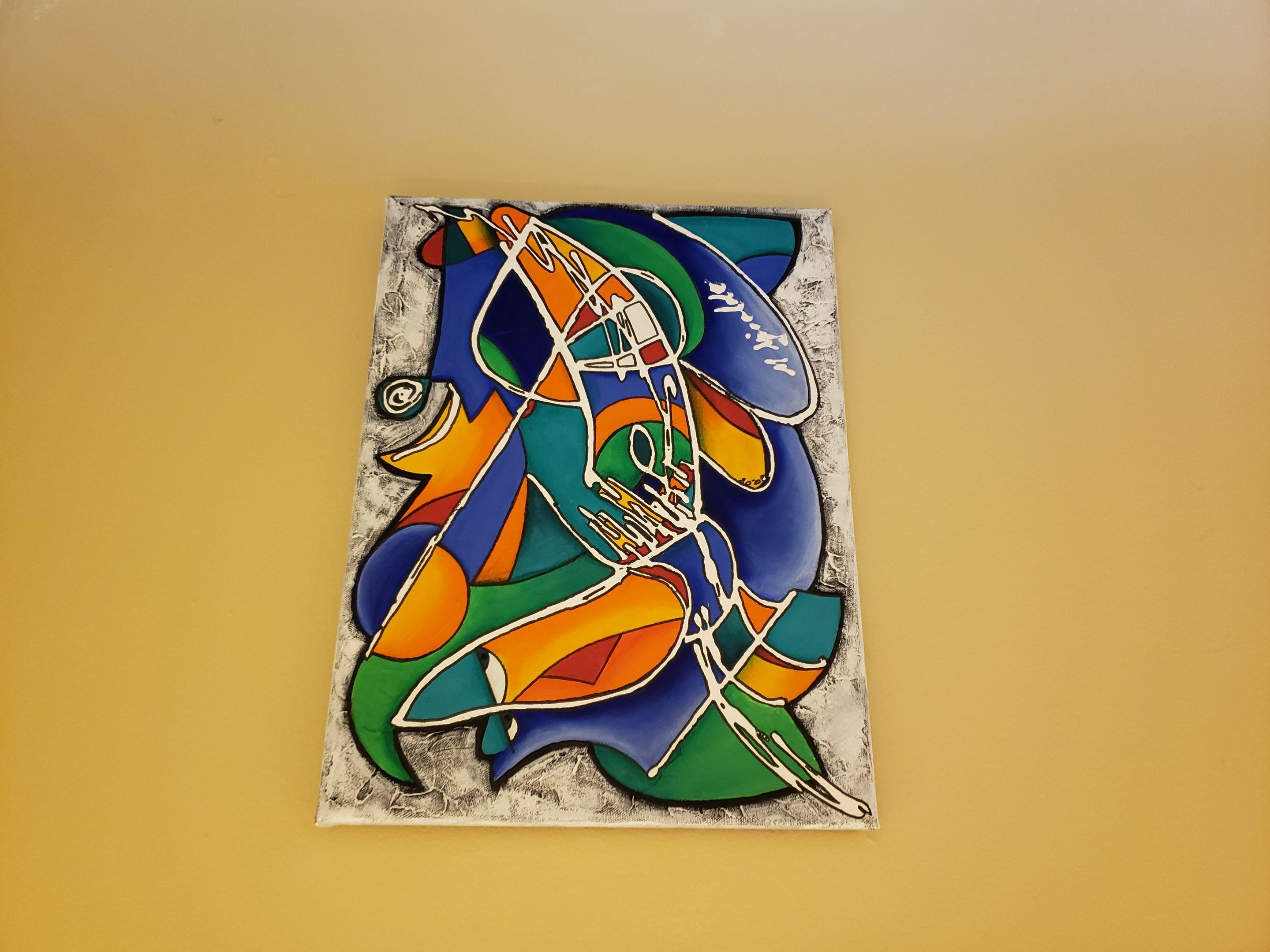 Un lungo cammino per conoscerti, Pittura, Acrilico su tela - Painting di Marta Giraldo