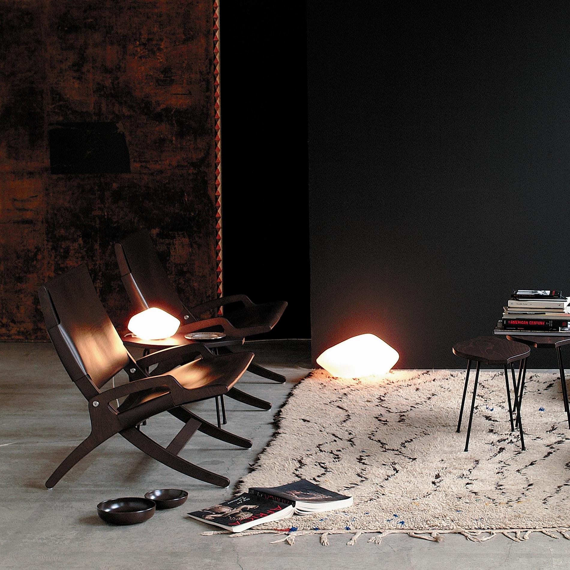 Marta Laudani & Marco Romanelli Small Table Lamp 'Stone of Glass' by Oluce In New Condition In Barcelona, Barcelona