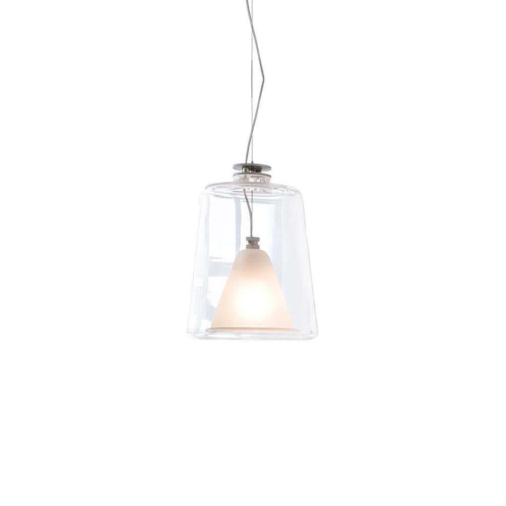 Contemporary Marta Laudani & Marco Romanelli Suspension Lamp 'Lanternina' by Oluce For Sale