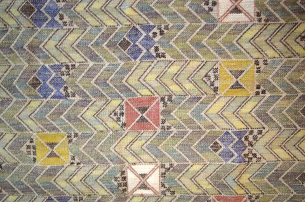 Swedish Märta Måås-Fjetterström, Dated 1941 Large Handwoven Carpet