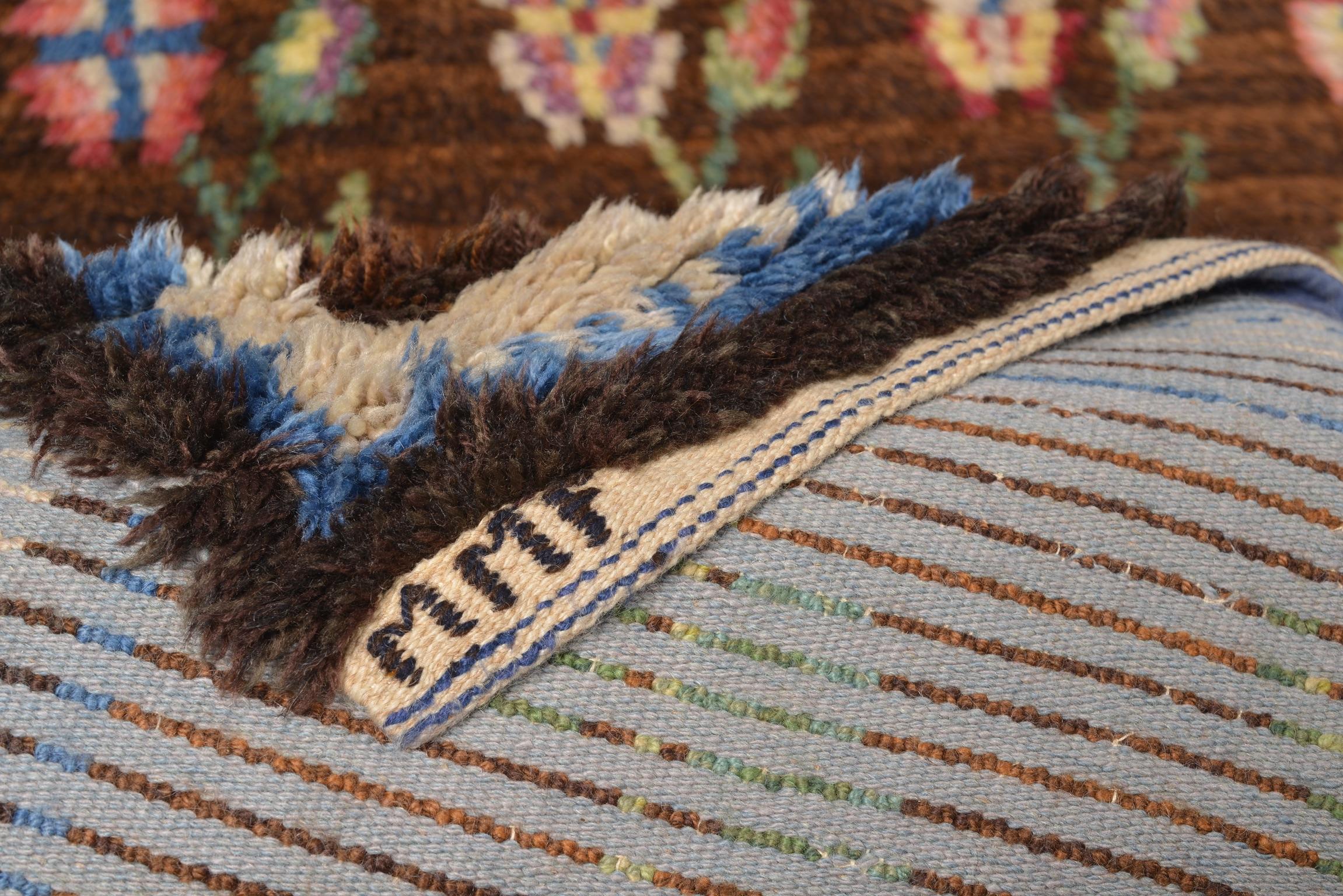 Woven Märta Måås-Fjetterström Early 20th- century Swedish Pile Rug For Sale