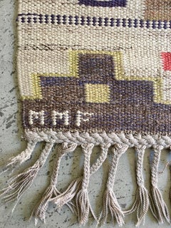 Märta Måås-Fjetterström flatweave Kelim rolakan  ‘Bruna Heden’ designed 1931