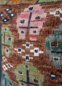 Märta Måås-Fjetterström handwoven pillow "Mossbotten"