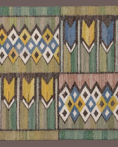 Märta Måås-Fjetterström handwoven tapestry "Crocus"