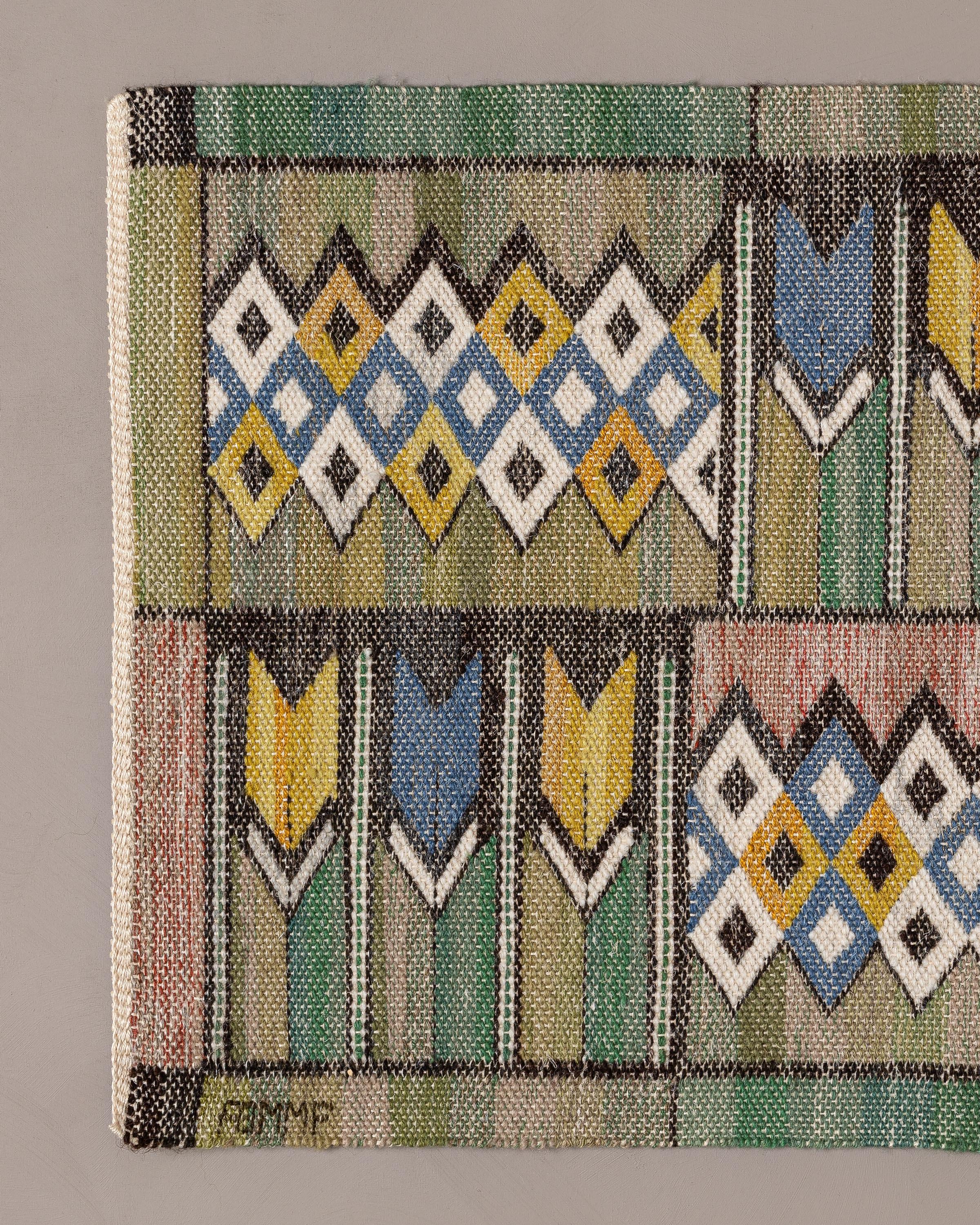 Art Deco Märta Måås-Fjetterström handwoven tapestry 