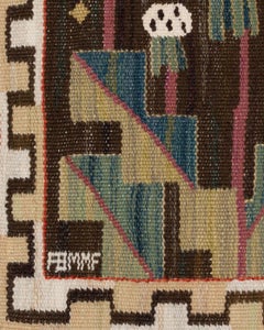 Märta Måås-Fjetterström handwoven tapestry "Maskros"