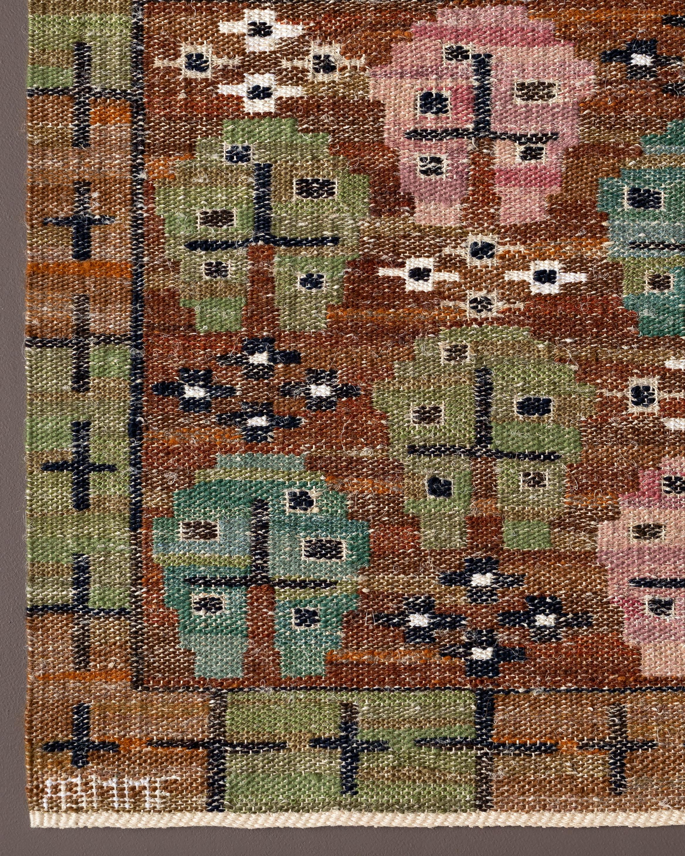 Swedish Märta Måås-Fjetterström handwoven tapestry 