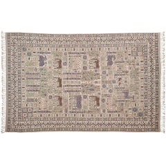 Märta Måås-Fjetterström Rare and Large 'Hästhagen' Carpet in Wool