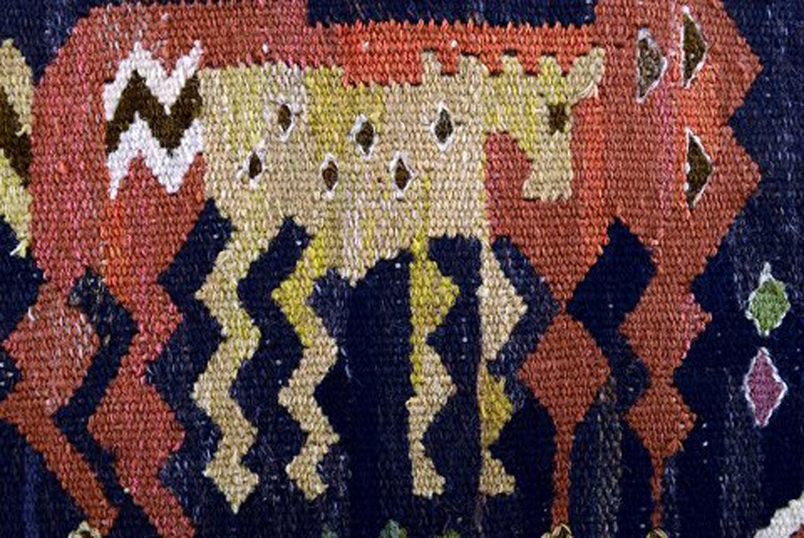 Swedish Märta Måås-Fjetterström, Sweden Handwoven rug of wool