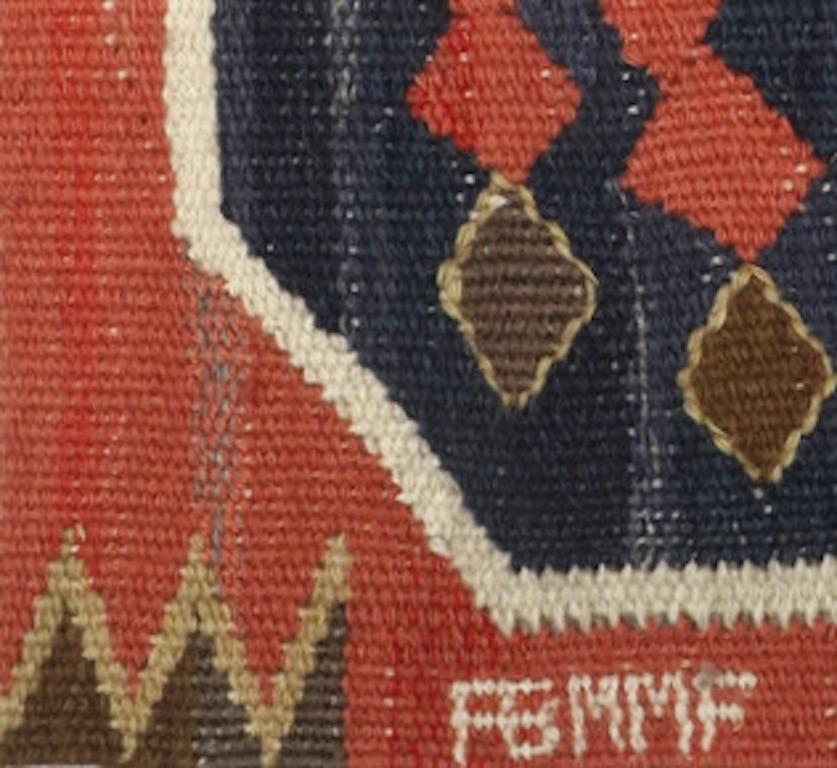 Märta Måås-Fjetterström Wandteppich aus schwedischer Wolle, 1960er Jahre im Zustand „Gut“ im Angebot in Uccle, BE