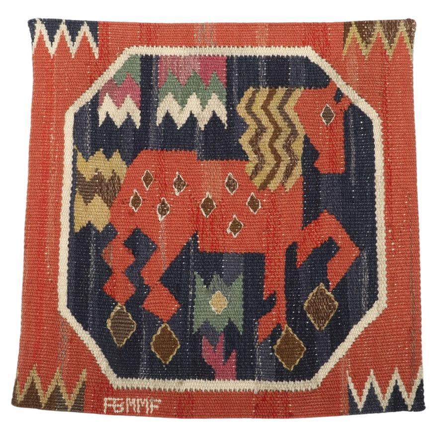 Märta Måås-Fjetterström Wandteppich aus schwedischer Wolle, 1960er Jahre im Angebot